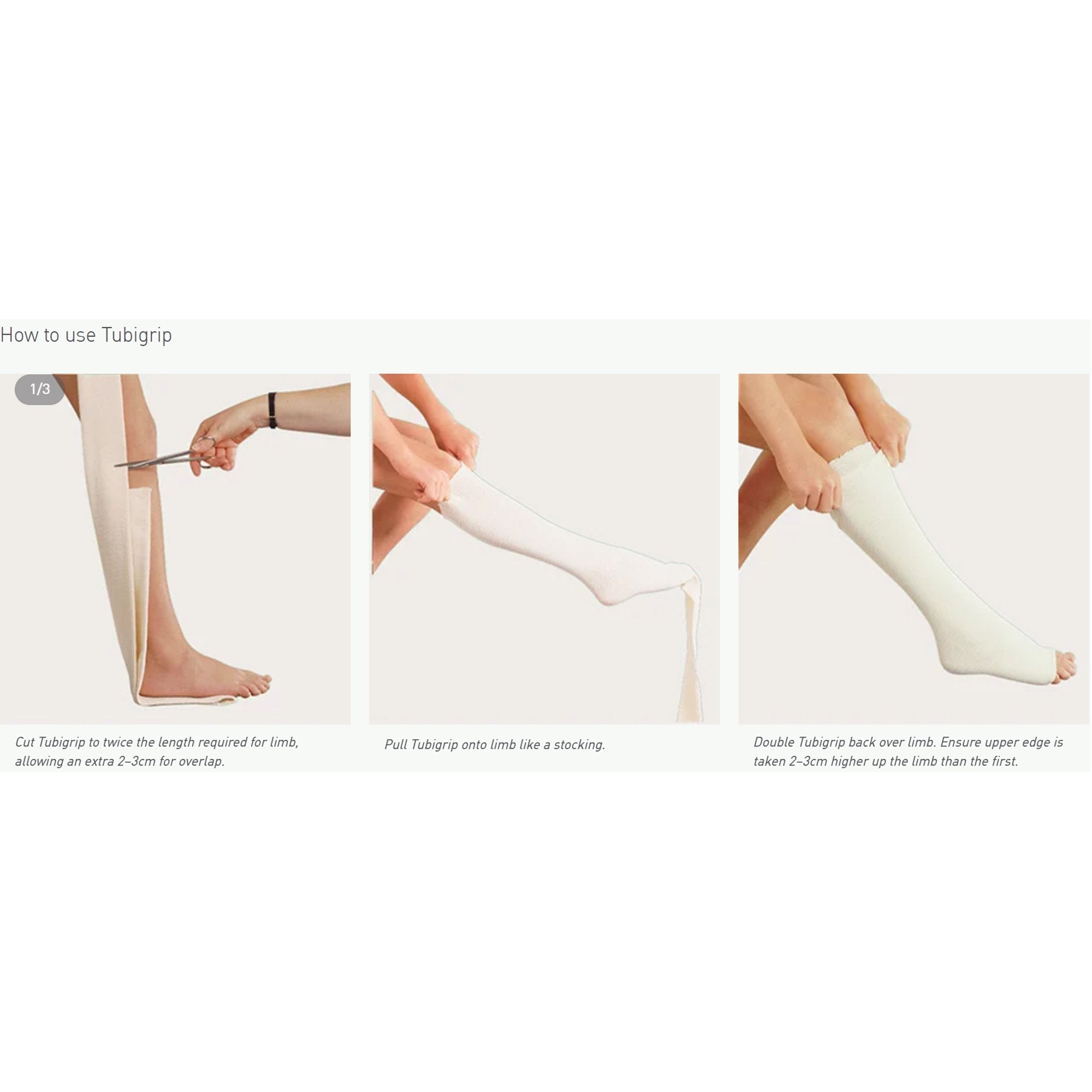 Tubigrip® Pull On Elastic Tubular Support Bandage, 10 Meter, Size G 1439