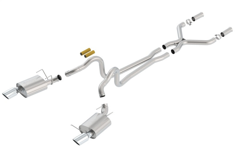 Borla 13-14 Mustang GT/Boss 302 5.0L V8 RWD Single Split Rear Exit S-Type Catback Exhaust 140515