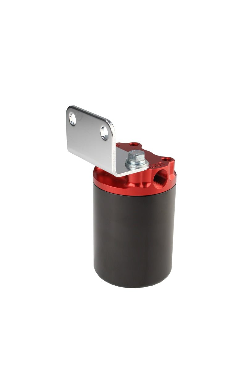 Aeromotive 100 Micron, Red/Black Canister Fuel Filter