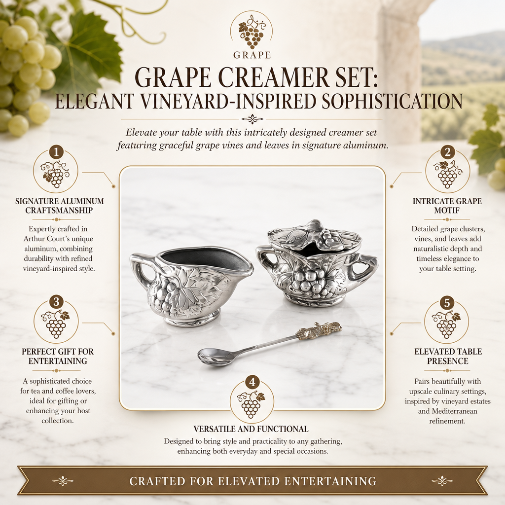 Grape Creamer Set