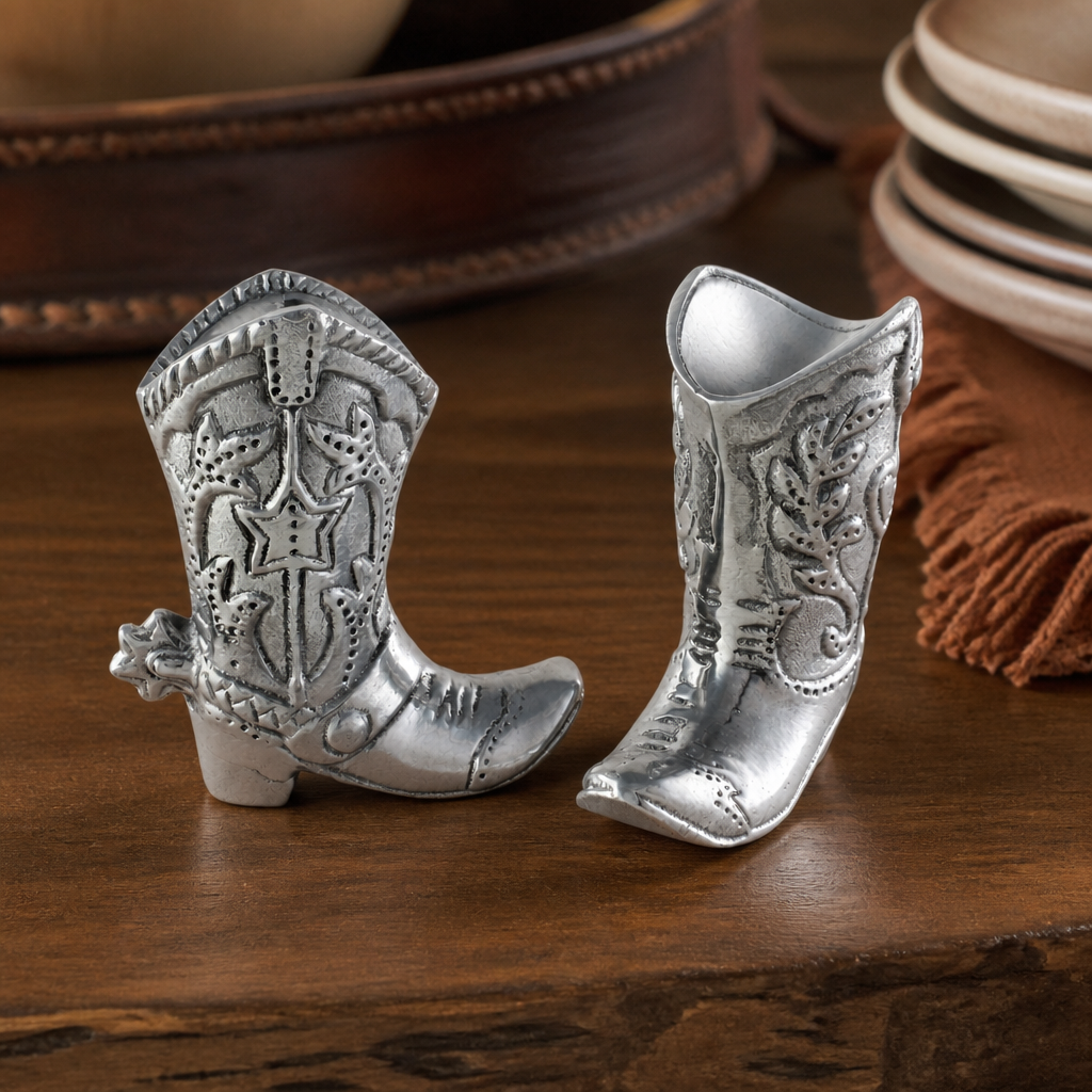 Cowboy Boot Salt and Pepper Set