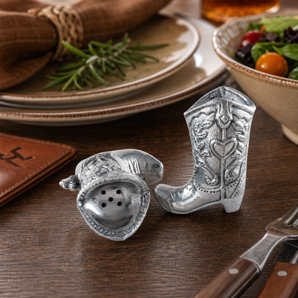 Cowboy Boot Salt and Pepper Set