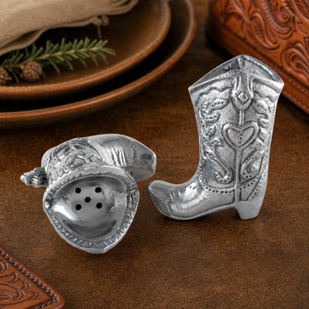 Cowboy Boot Salt and Pepper Set