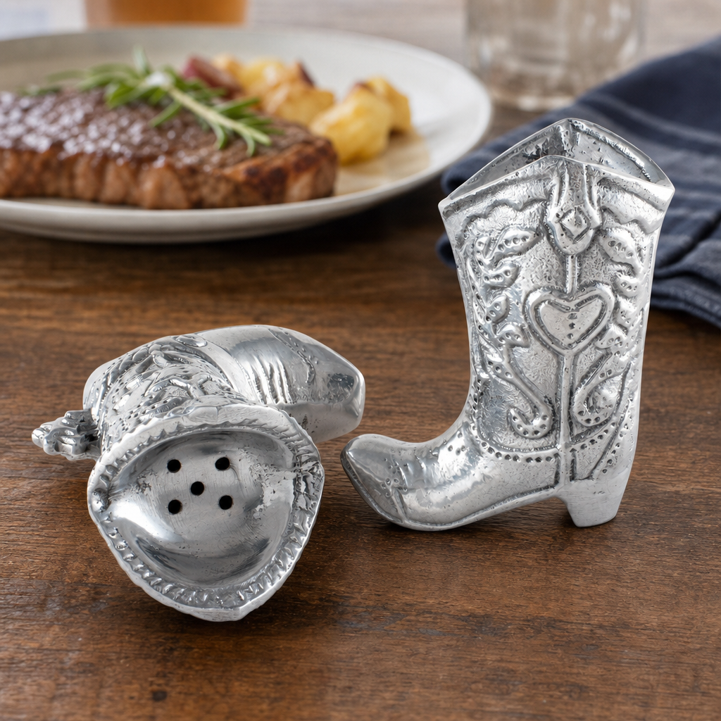 Cowboy Boot Salt and Pepper Set