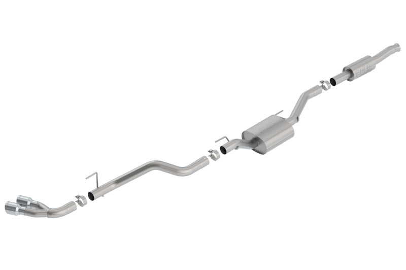Borla 2020 Jeep Gladiator JT 3.6L V6 AWD ATAK Dual Side Catback w/ Chrome Tips 140813
