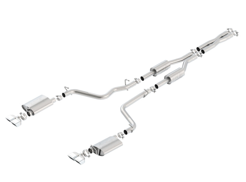Borla 09-14 Dodge Challenger R/T 5.7L RWD 2Dr. 2.5in. ATAK CB Exhaust - Dual Split Rear Exit 140708