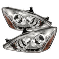 SPYDER Honda Accord 03-07 Projector Headlights CCFL Halo LED Chrm High H1 Low H1 PRO-YD-HA03-CCFL-C 5029720