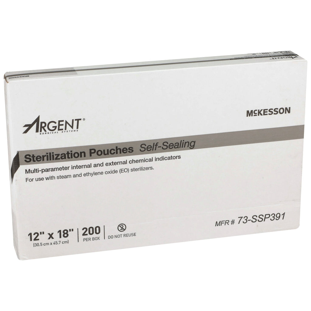 McKesson Argent® Sure-Check® Sterilization Pouch, 12 x 18 Inch 73-SSP391