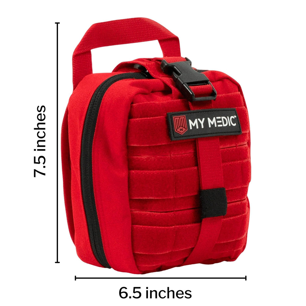 My Medic MYFAK First Aid Kit, Medical Supplies for Survival, Red MM-KIT-U-MED-RED-STN-V2