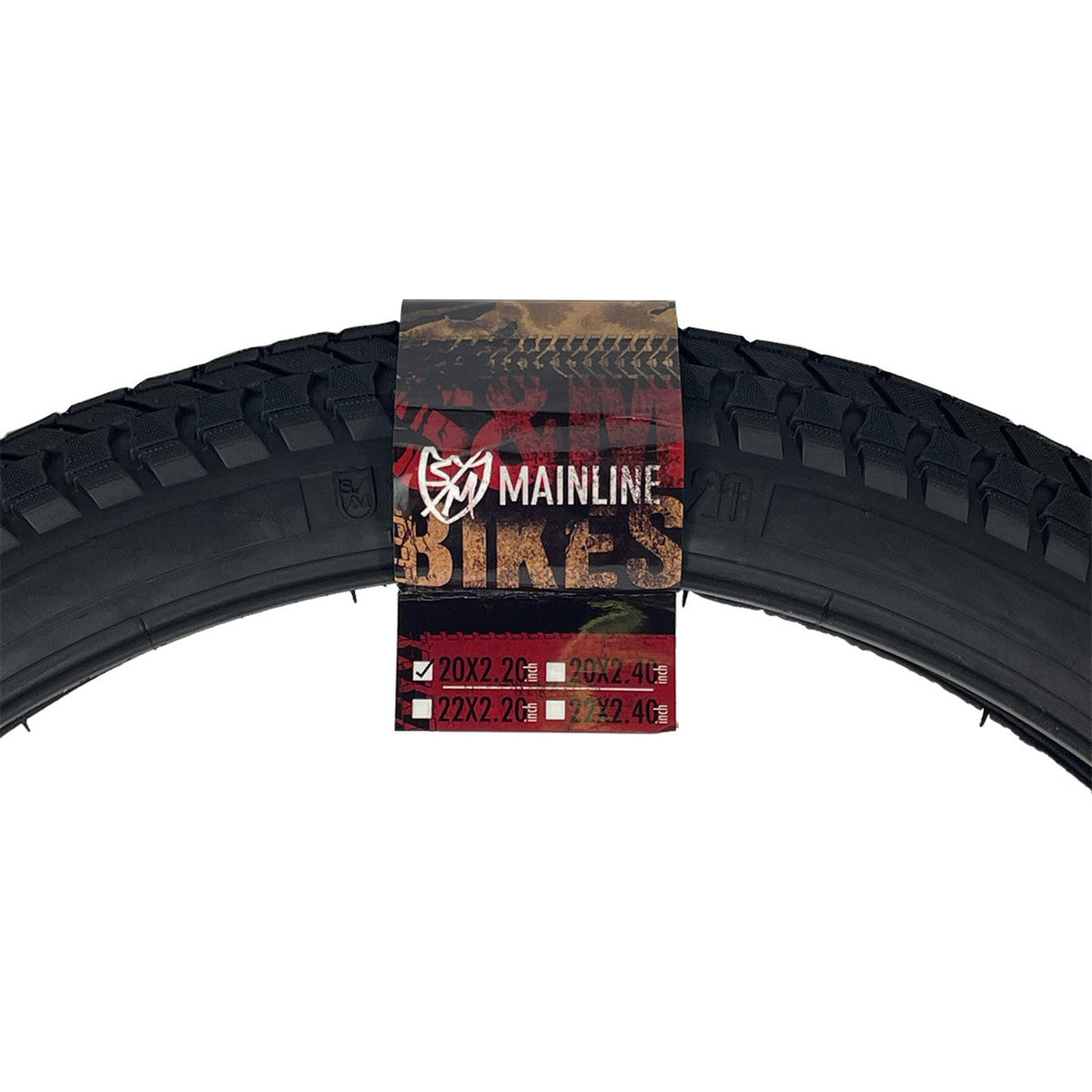 S&M Bikes Mainline Tire 20″x2.20″ - Black