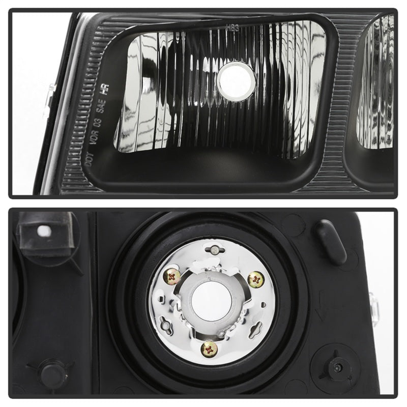 SPYDER xTune 03-17 Chevrolet Express 1500 OEM Style Headlights - Black (HD-JH-CEX03-OE-BK) 9042485