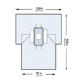 McKesson Sterile Laparotomy Drape, 102 x 76 x 120 Inch 183-I80-05155G-S