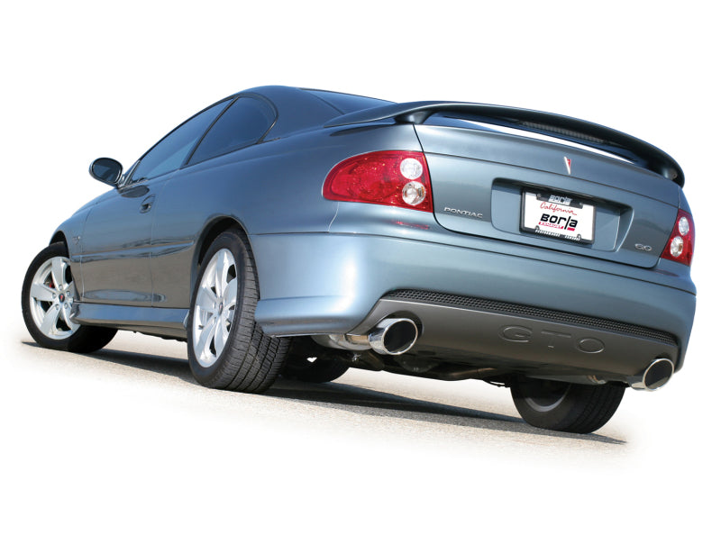 Borla 05-06 Pontiac GTO Coupe 2dr 6.0L 8cyl AT/MT 4spd/6spd RWD SS Catback Exhaust w/ inXin Pipe 140165