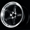 Advan GT Beyond-R 18X12.0 / +25 Off / 5x114.3 BC / 73mm Bore / Diamond Cut and Dark Platinum Black YAQC8O25EDPB