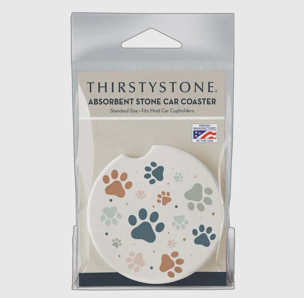 🚗✨ Stone Car Coaster – Absorbent Cup Holder Coaster Made in the USA