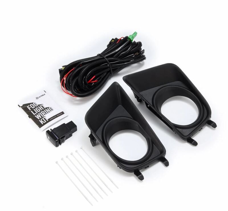 AlphaRex 12-15 Toyota Tacoma Bezel & Wiring Kit (Does Not Include Fog Lights) 211005 *Discontinued