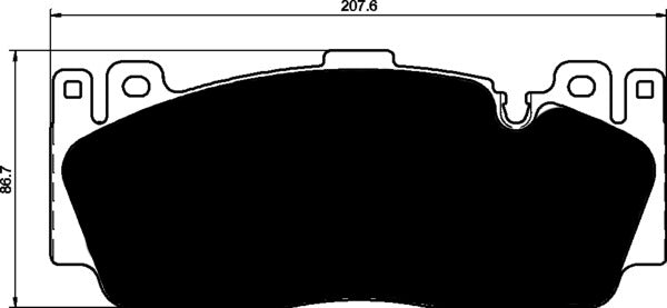 Porterfield Brake Pads for 2016 BMW M5 - w/Iron Discs