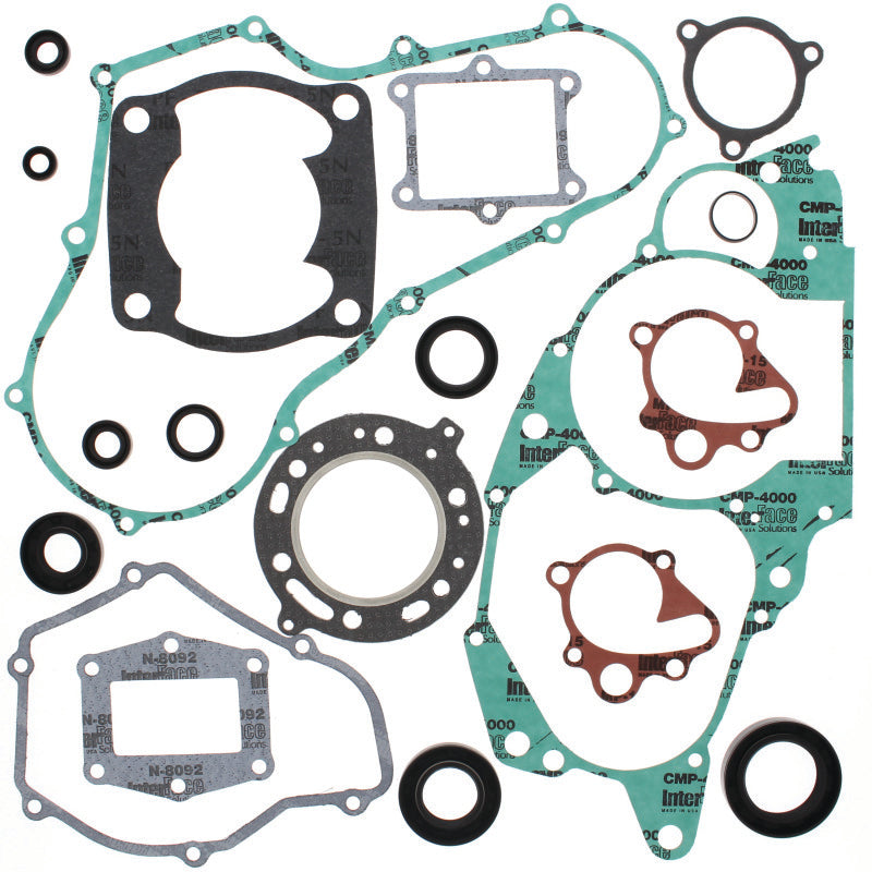 QuadBoss, QuadBoss 85-86 Honda ATC250R Complete Gasket Set with Oil Seals, Part Number 563997