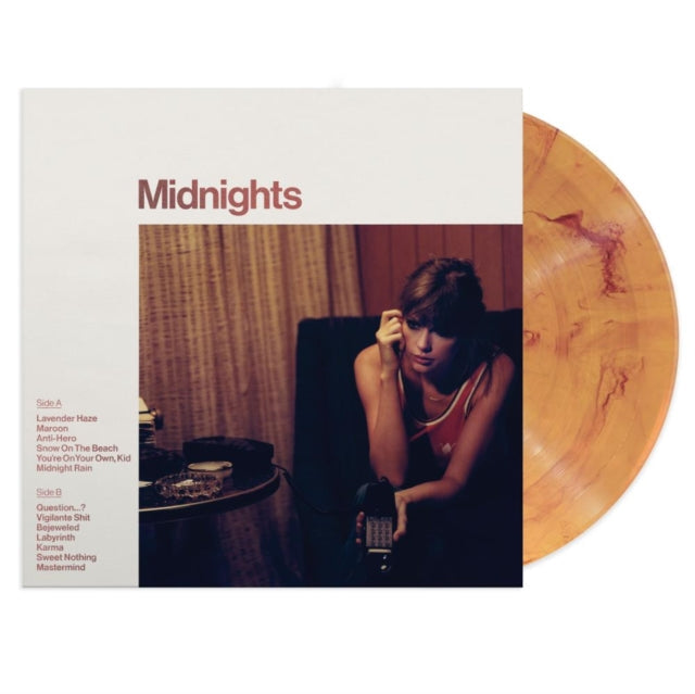 Taylor Swift - 1989 (Taylor's Version) (2LP/Crystal Skies Blue Vinyl) & Midnights (X) (Blood Moon LP Vinyl)