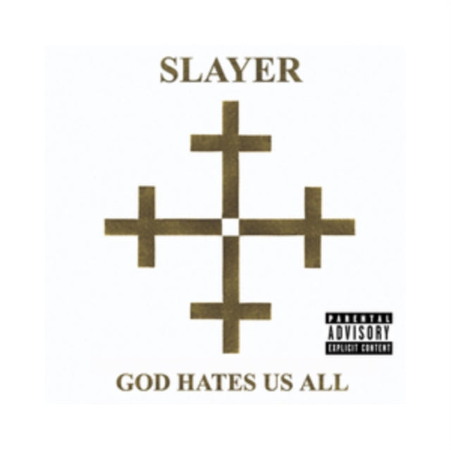 Slayer - God Hates Us All & Reign In Blood & Repentless (Trans Orange Yellow Black Splatter LP Vinyl)