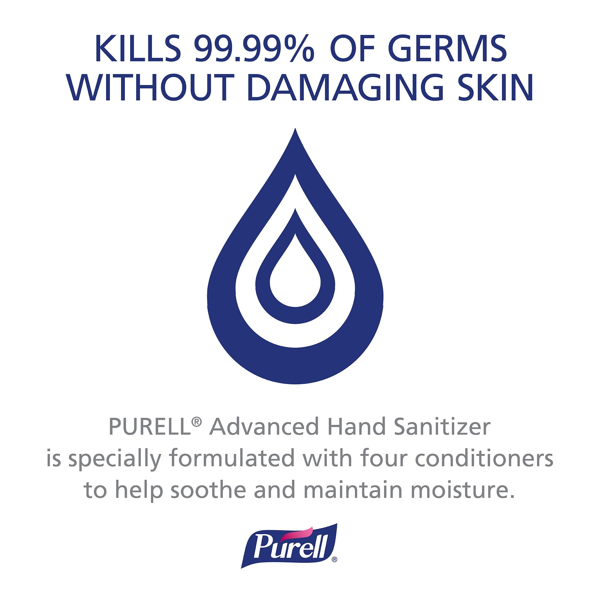 Purell Advanced Hand Sanitizer Foam, 70% Ethyl Alcohol, 1,200 mL Refill Bottle 1905-02