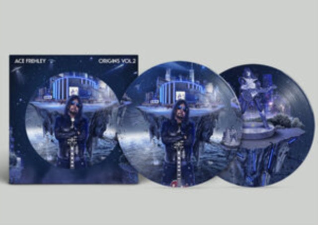 Ace Frehley - Greatest Hits Live & 10,000 Volts (Edge Only Splatter/Metal Gym Locker/Red Splatter LP Vinyl) & 10,000 Volts (Orange Tabby LP Vinyl) & Origins Vol.2 (Blue & White LP Vinyl) & Origins: Vol. 2 (Picture Disc) & Frehley's Comet (Red & Blue