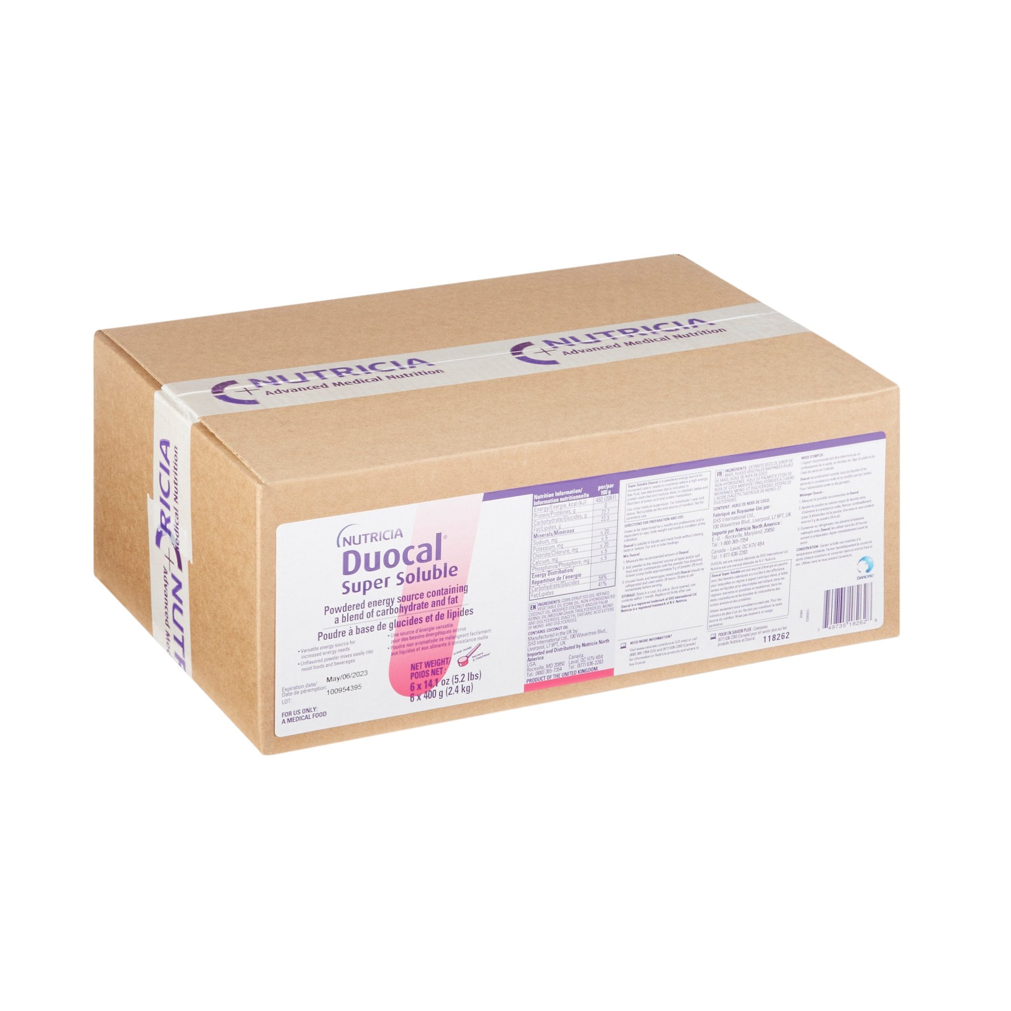 Duocal® Super Soluble Blend of Fat and Carbohydrate for Increased Caloric Intake 49828