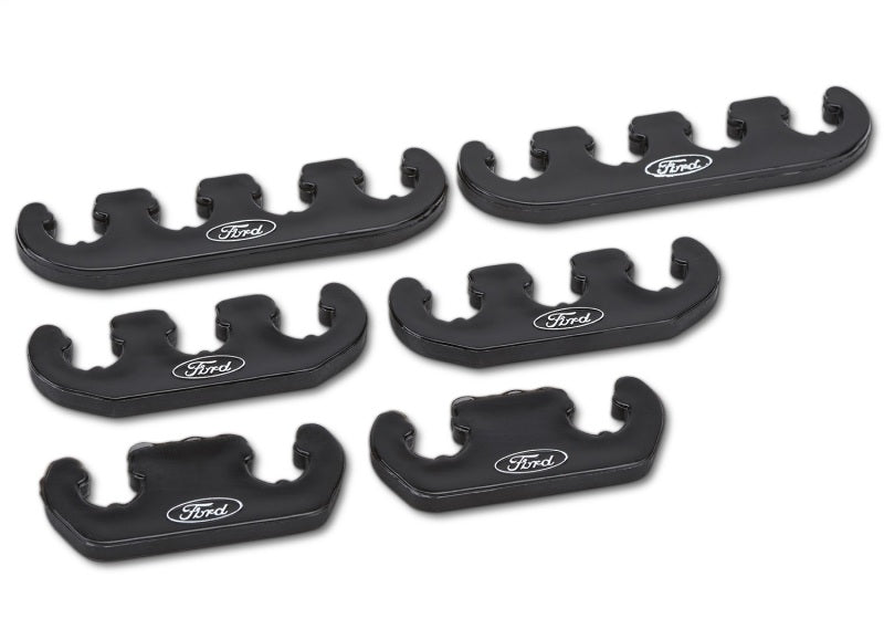 Ford Racing Wire Dividers 4 to 3 to 2 - Black w/ White Ford Logo 302-641
