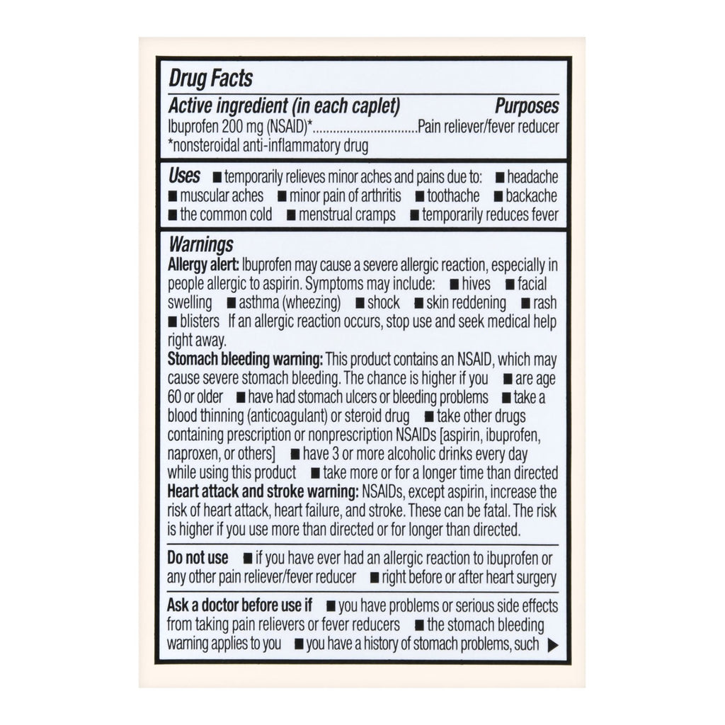 Foster & Thrive™ Ibuprofen 200 mg Coated Caplets 70677113601