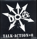 Talk Minus Action Equals Zero