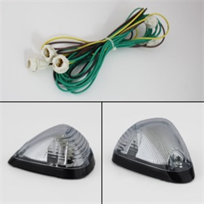 SPYDER Xtune Ford Super Duty F250-F550 99-15 Amber LED Cab Roof Lights Clear ACC-LED-FDSD99-CR-C 9924583