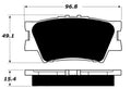 Porterfield Brake Pads for 2015 TOYOTA RAV 4