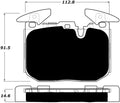 Porterfield Brake Pads for 2016 MINI Clubman w/Sport Brake Retrofit Kit