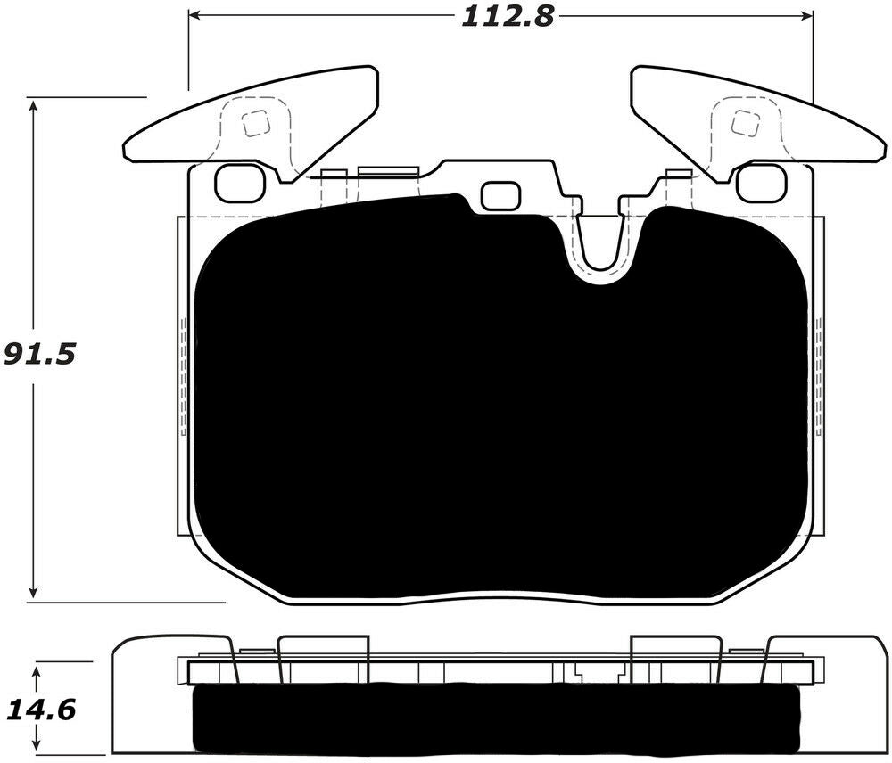 Porterfield Brake Pads for 2016 MINI Clubman w/Sport Brake Retrofit Kit