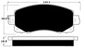 Porterfield Brake Pads for 2019 SUBARU CROSSTREK