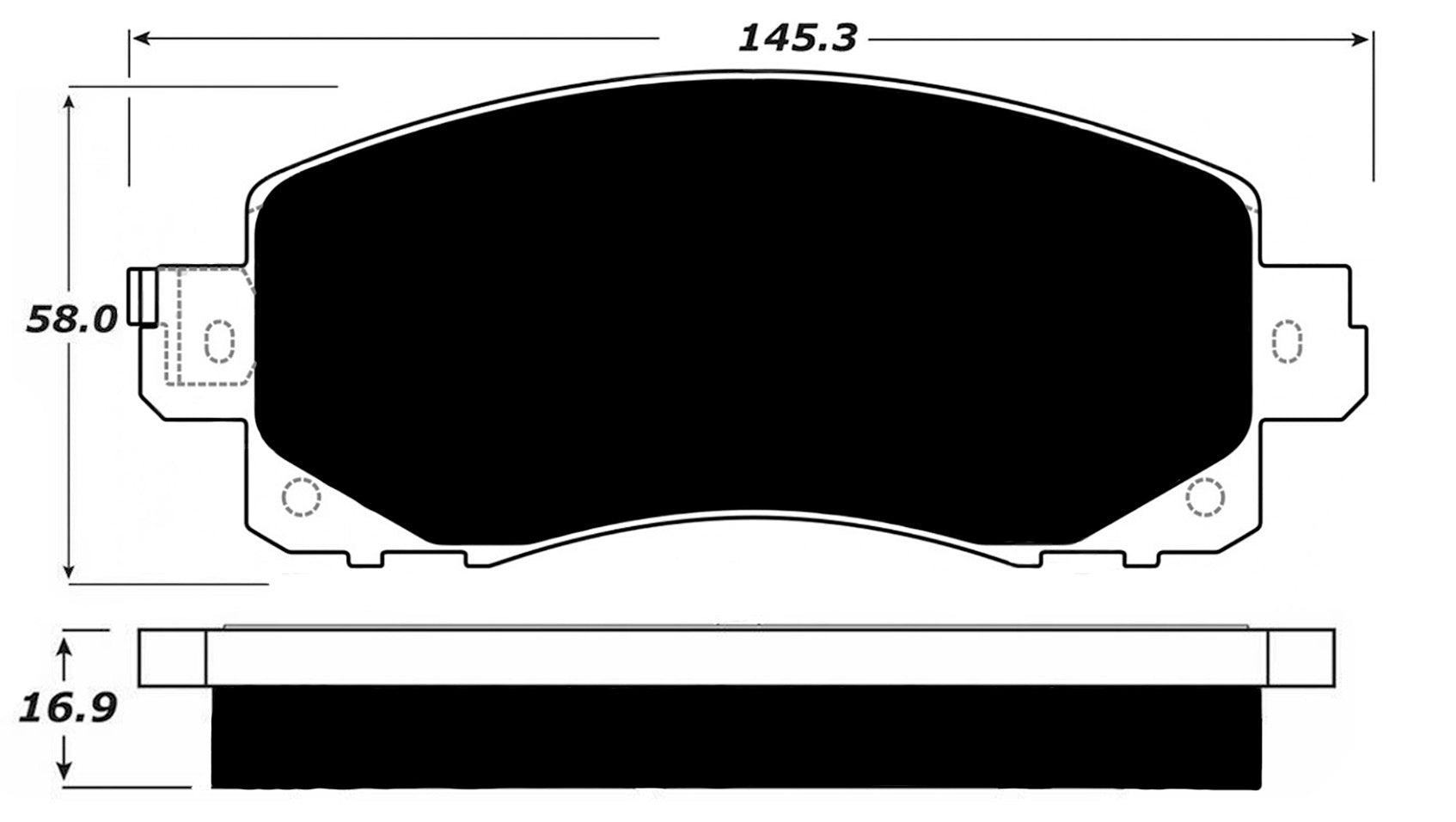 Porterfield Brake Pads for 2019 SUBARU CROSSTREK