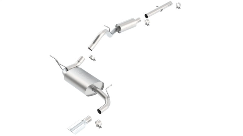 Borla 12-16 Jeep Wrangler JK 3.6L AT/MT 4WD 2dr SS Catback Exhaust 140462