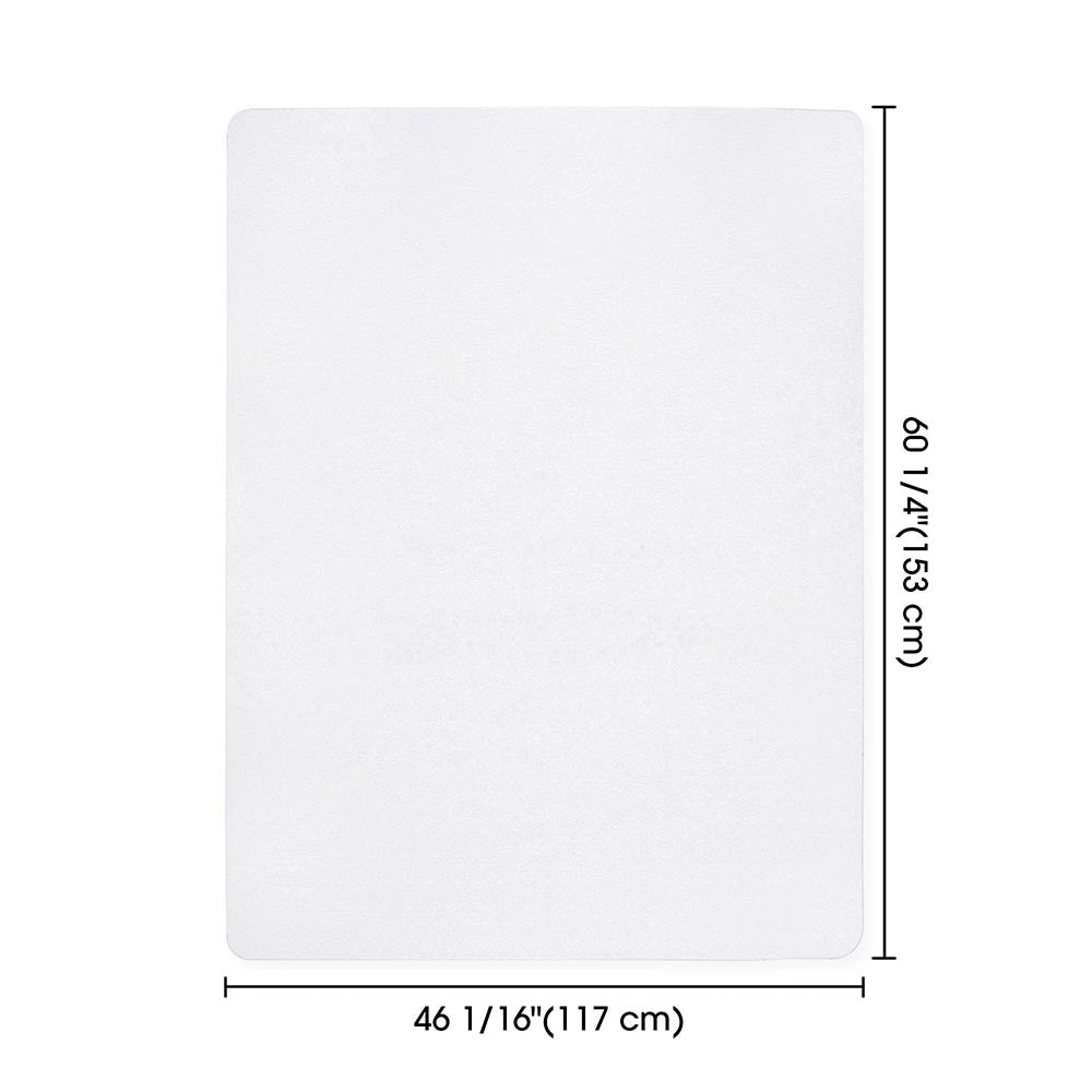 Yescom 60x46 Office Chair Mat for Hardwood Floor - 1/8" Thick