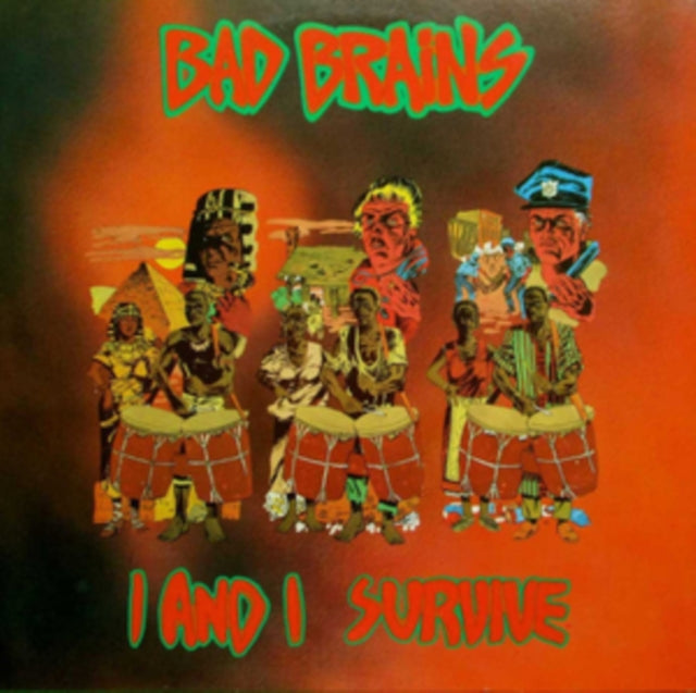 Bad Brains - Into The Future (Green, Yellow, Red Splatter LP Vinyl) & I & I Survive & Quickness (Punk Note) & I Against I - Punk Note & Rock For Light (Burnt Orange LP Vinyl)