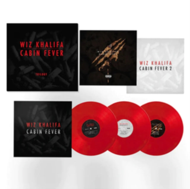 Wiz Khalifa - Cabin Fever Trilogy (3LP/Red Vinyl) & Star Power (15Th Anniversary/Limited Edition/Color Vinyl/2LP)