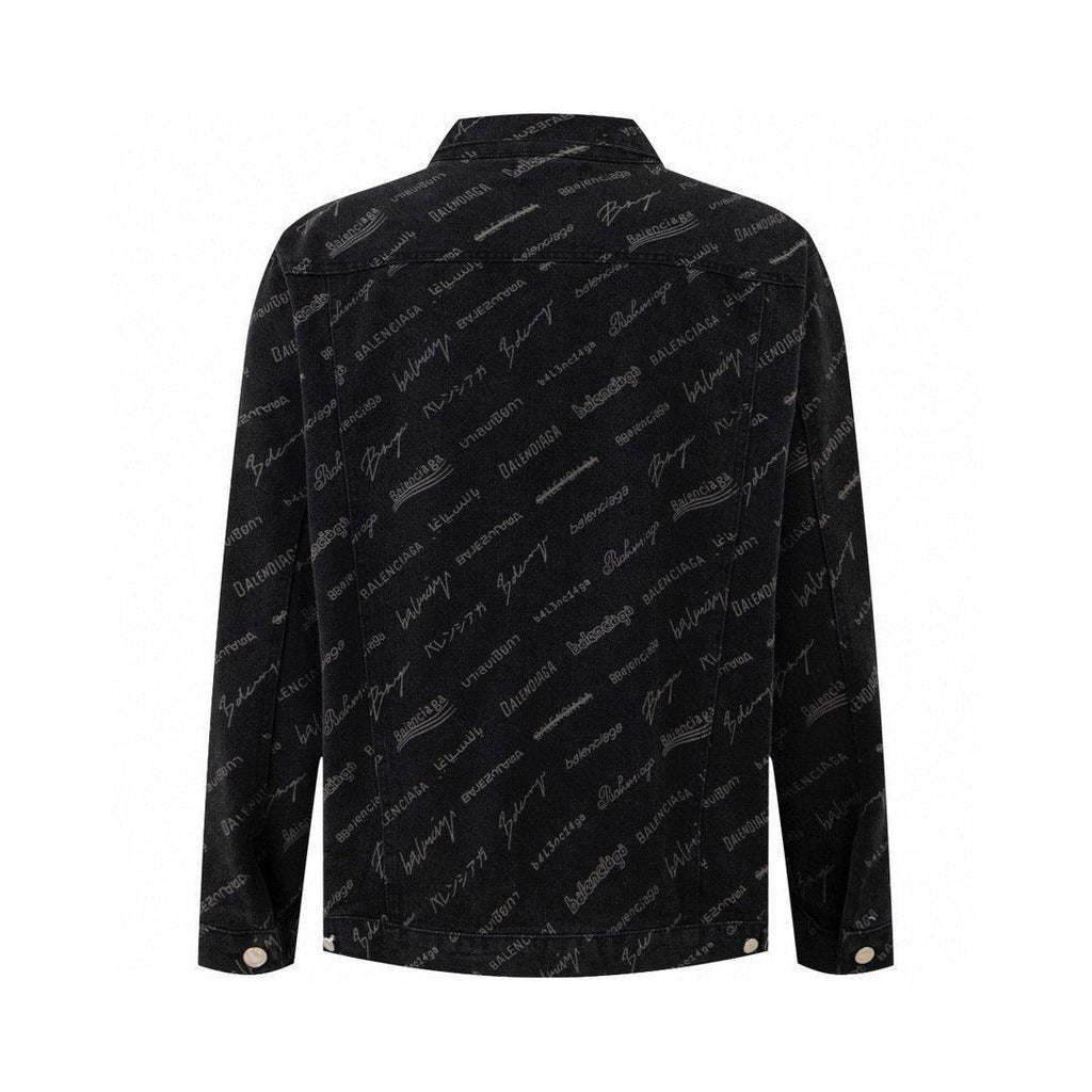 Balenciaga Logomania All Over Large Fit Jacket
