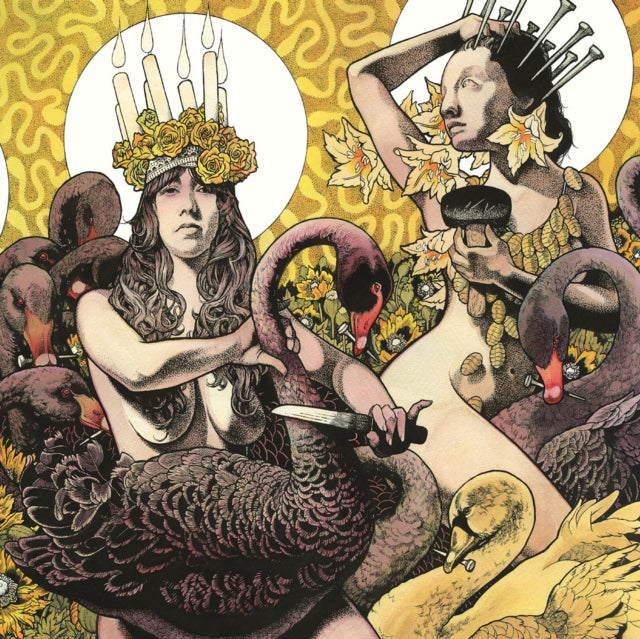 Baroness - Yellow & Green (Neon Yellow, Milky Clear & Black/Neon Green, Milky Clear & Black Ripple Vinyl/2LP) & Red Album (Red, Milky Clear & Black Ripple Effect Vinyl/2LP) & Blue Record (Cyan Blue, Milky Clear & Black Ripple Effect Vinyl/2LP)