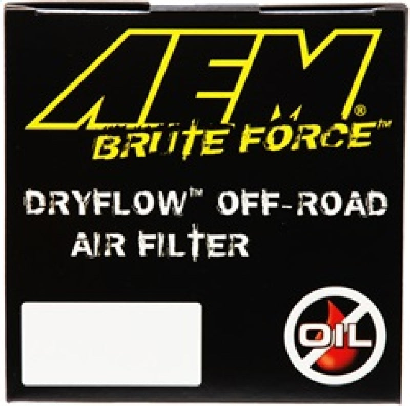 AEM Induction AEM Dryflow 4in. X 9in. Round Tapered Air Filter 21-2059BF