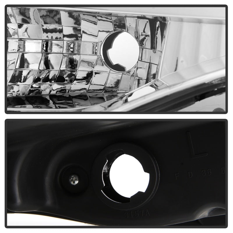 SPYDER xTune 07-14 Ford Expedition OEM Style Headlights -Chrome (HD-JH-FE07-AM-C) 9042409