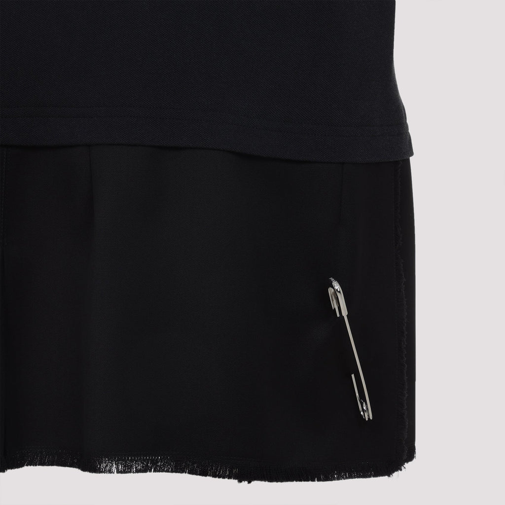 Balenciaga Layered Polo Mini Dress Women