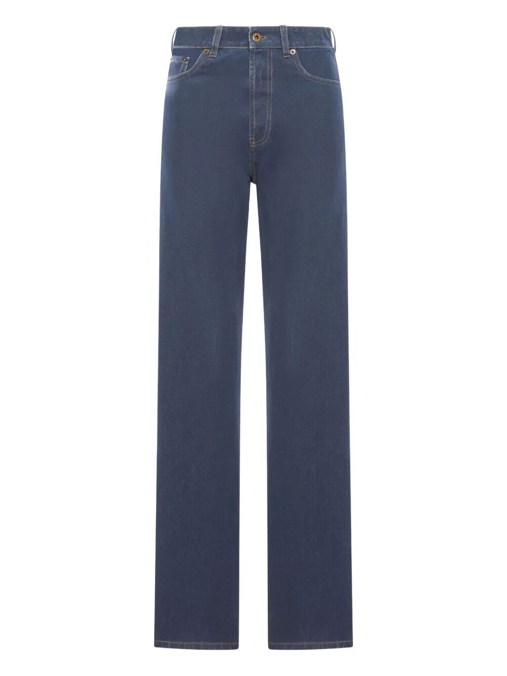 Miu Miu Women Embroidered-Logo Flock Jeans