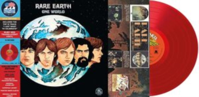 Rare Earth - Get Ready & One World (Red Translucent LP Vinyl) & Ma (Red Translucent LP Vinyl)