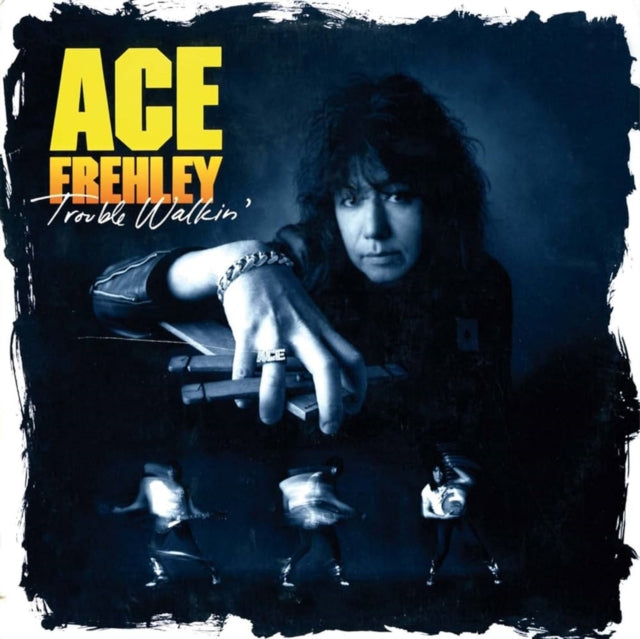 Ace Frehley - 10,000 Volts (Edge Only Splatter/Metal Gym Locker/Red Splatter LP Vinyl) & 10,000 Volts (Dragons Den LP Vinyl) & 10,000 Volts (Orange Tabby LP Vinyl) & Trouble Walkin (Oxblood Red Hide Your Heart Swirl LP Vinyl)