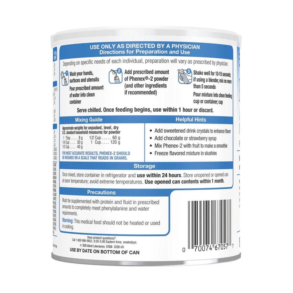 Phenex®-2 Vanilla Amino Acid–Modified Medical Food for PKU, 14.1-ounce can 67056