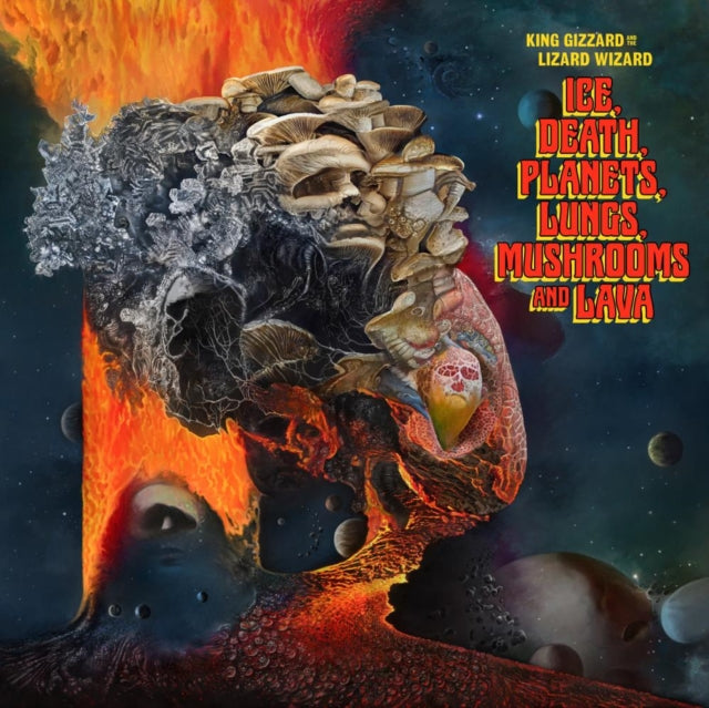 King Gizzard & The Lizard Wizard - Laminated Denim (Lucky Rainbow LP Vinyl) & Live In London '19 (Fuzz Club Official Bootleg) (Coloured LP Vinyl) & Ice, Death, Planets, Lungs, Mushrooms & Lava (2LP/Recycled Black Wax Vinyl) & Murder Of The Universe